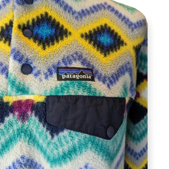 Patagonia Synchilla Snap-T Pullover Sweater Lightweight Timber Twist Size Small - Picture 3 of 12